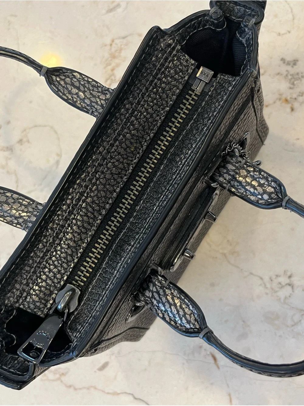 Coach Swagger Micro Metallic Bag